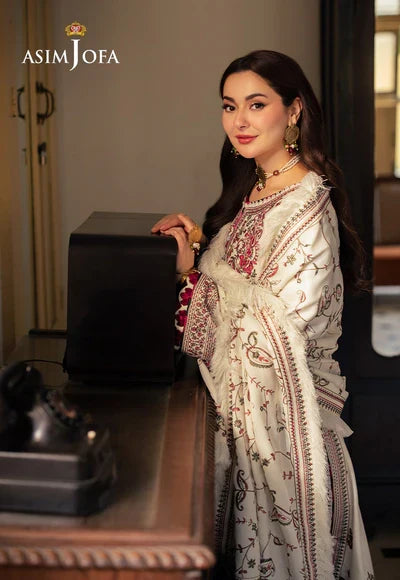 AJKI-08 EMBROIDERED TWILL 3 PC