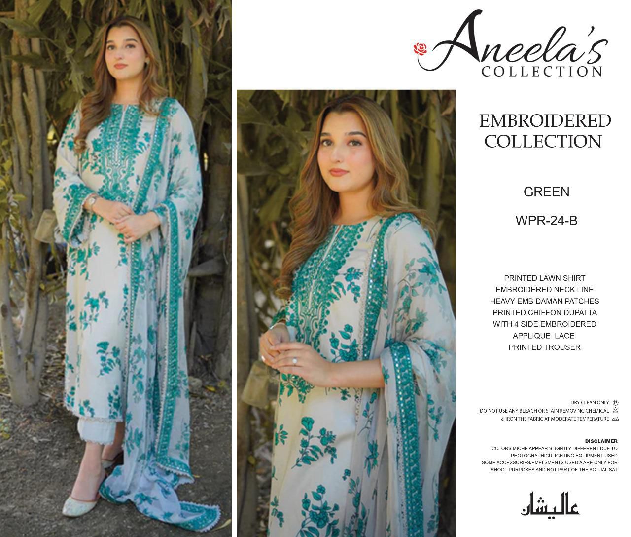 LAWN UN-STITCHED 3PC