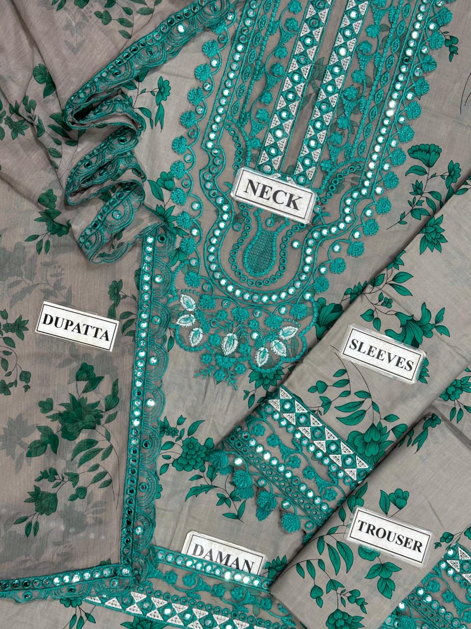 LAWN UN-STITCHED 3PC