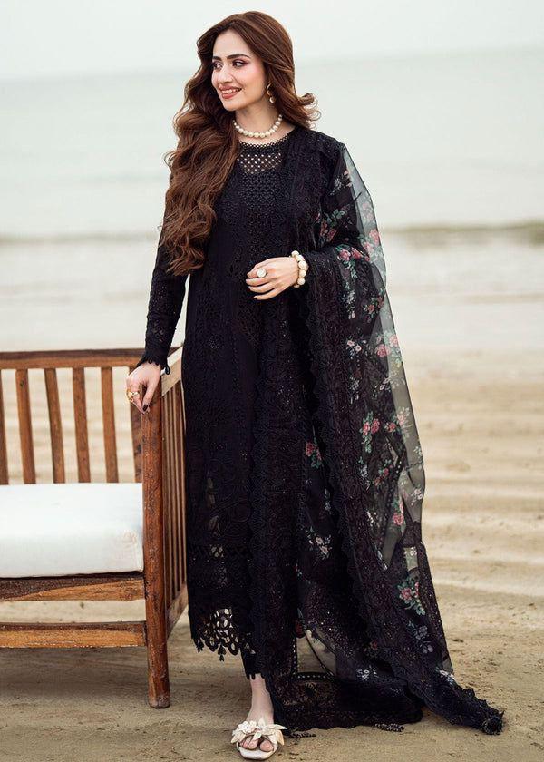 Summer Unstitched 3PC Lawn Embroidered Dress With Monar Dupatta RL-317