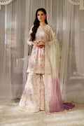 Iznik Lawn Embroidered & Printed 3 Piece Dress