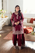 Dhanak embroidered luxury unstitched 3pc