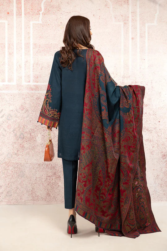 dhanak embroidered unstitched