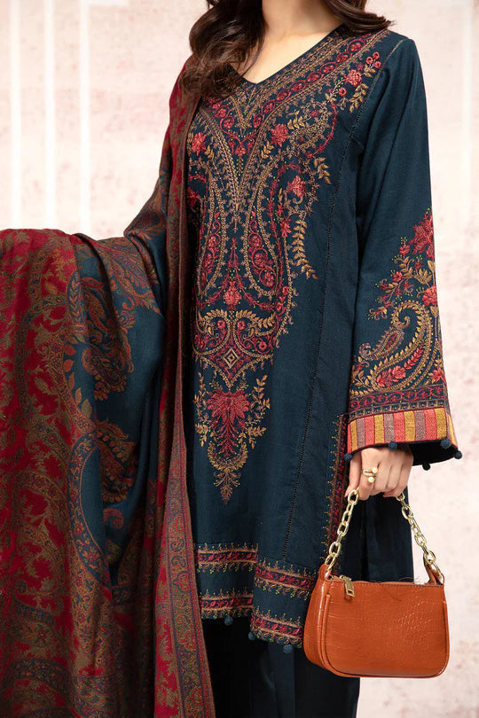 dhanak embroidered unstitched