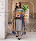 3 PC PRINTED LAWN SUIT MB 129