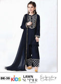 3PC EMBROIDERED SUIT - MB 193