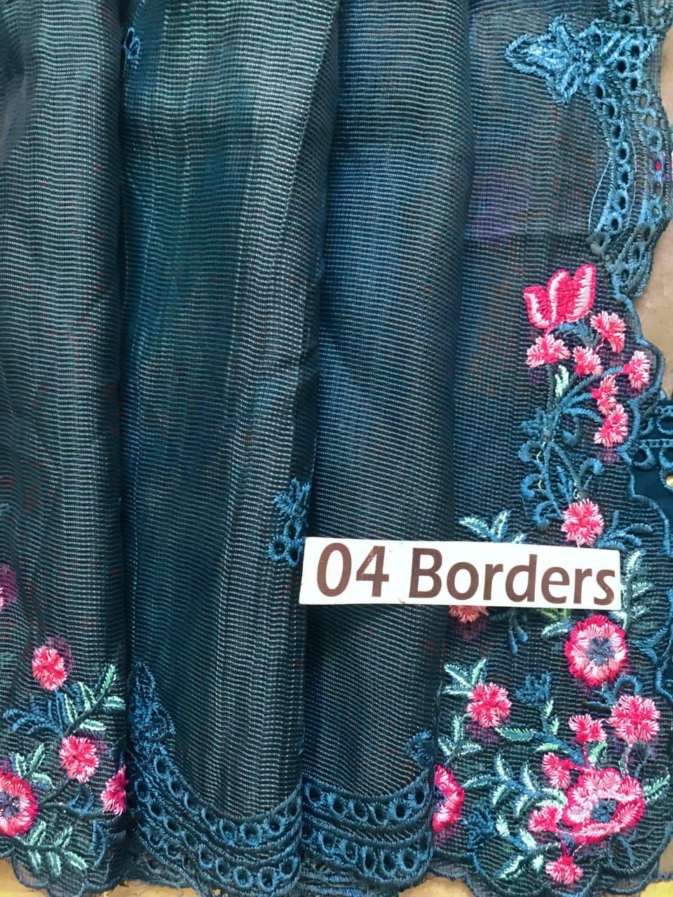 Azure Embroidered Suit Unstitched 3 Piece AZU24PC 62 Teal Treasure - Luxury Collection