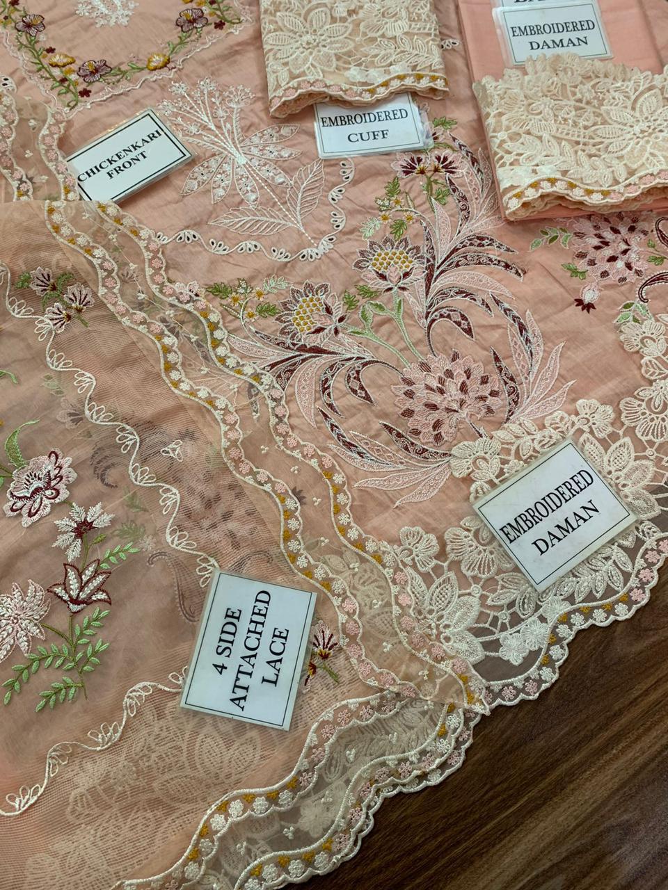 3PC EMBROIDERED SUIT MB 163