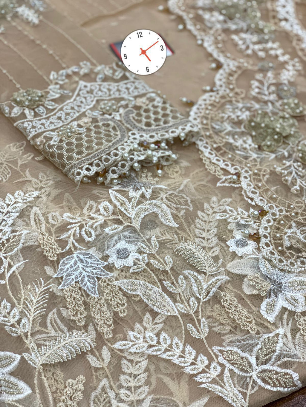3PC EMBROIDERED SUIT - MB 165