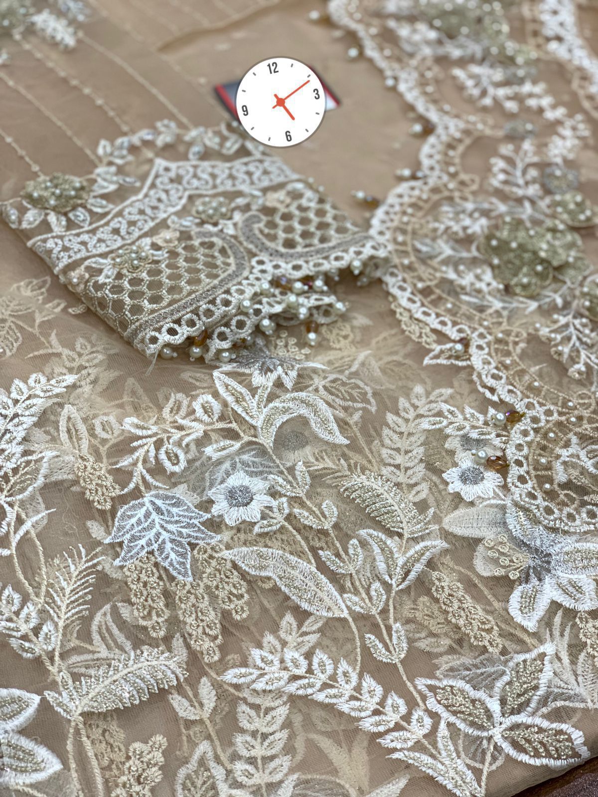 3PC EMBROIDERED SUIT - MB 165