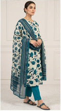 3 PC PRINTED LAWN SUIT MB 137