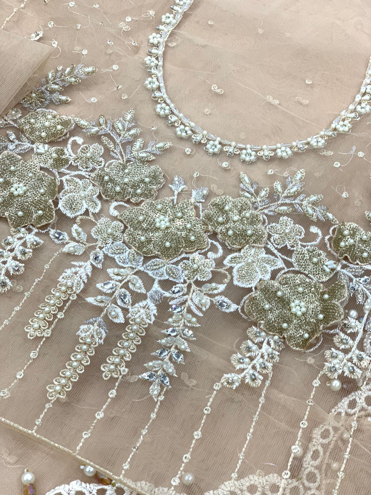 3PC EMBROIDERED SUIT - MB 165