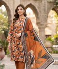 3 PC PRINTED LAWN SUIT MB 147