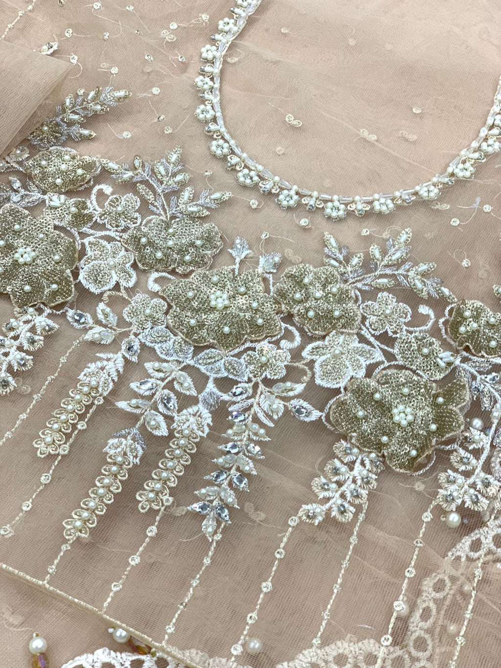 3PC EMBROIDERED SUIT - MB 165