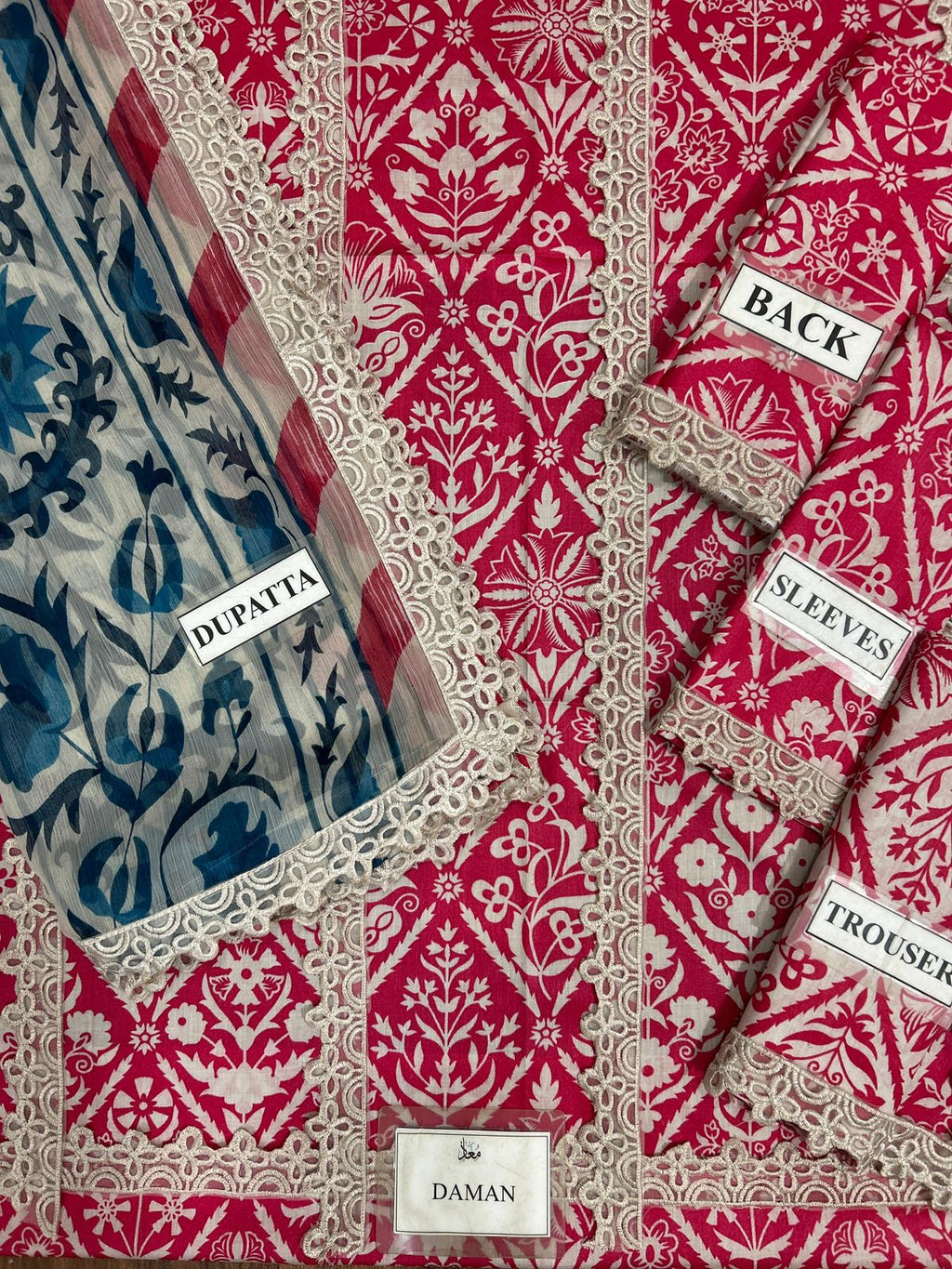 3 PC PRINTED LAWN SUIT MB 125