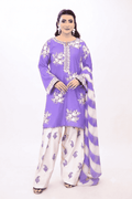 3PC EMBROIDERED SUIT MB 152