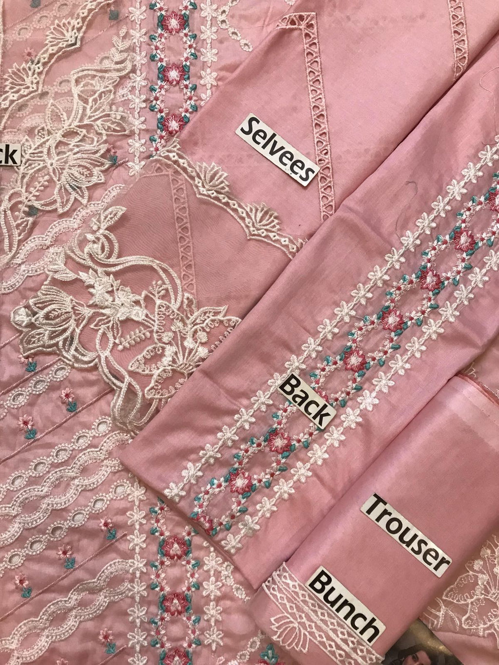 3PC EMBROIDERED SUIT - MB 185