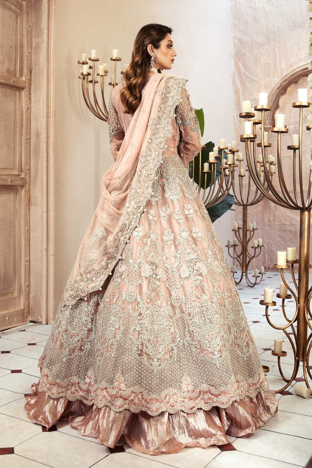 3PC EMBROIDERED SUIT - MB 202