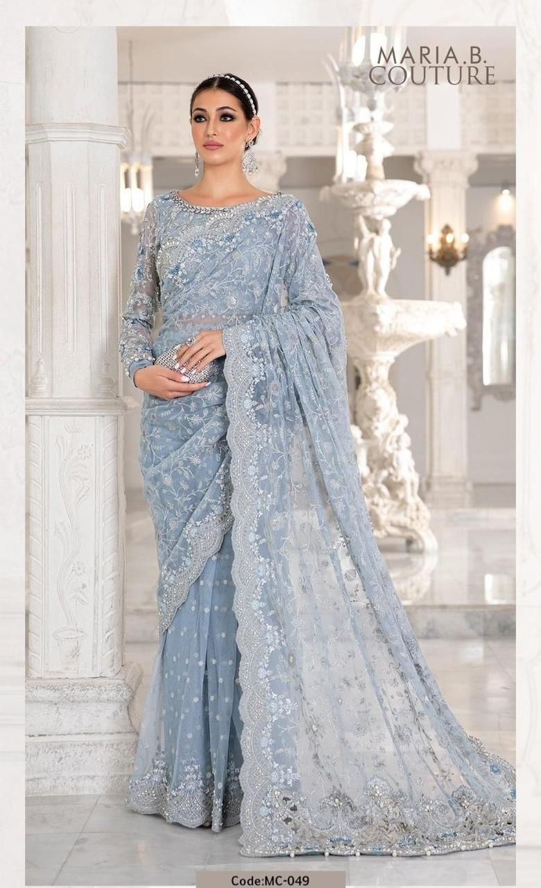 3PC EMBROIDERED SUIT - MB 167