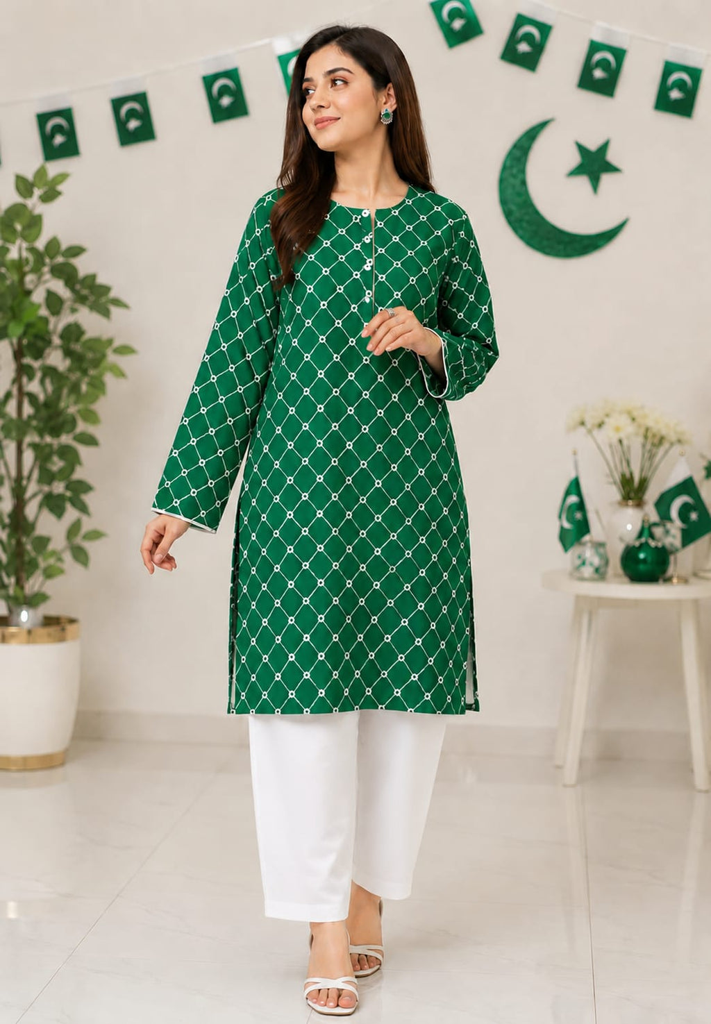 Celebrate the spirit of freedom with our 14th August Special: Embroidery 2PC Collection 023