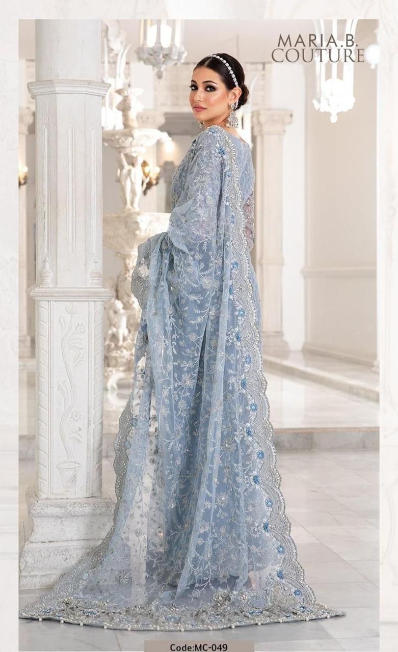 3PC EMBROIDERED SUIT - MB 167
