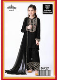 3PC EMBROIDERED SUIT - MB 192
