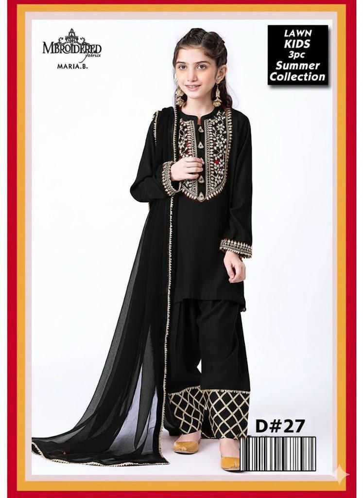3PC EMBROIDERED SUIT - MB 192