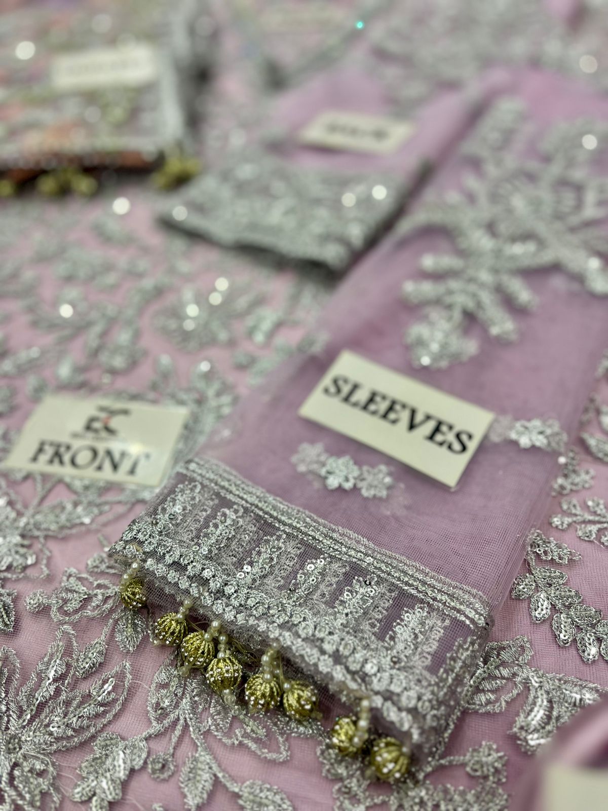 3PC EMBROIDERED SUIT - MB 170