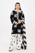 3PC EMBROIDERED SUIT - MB 154