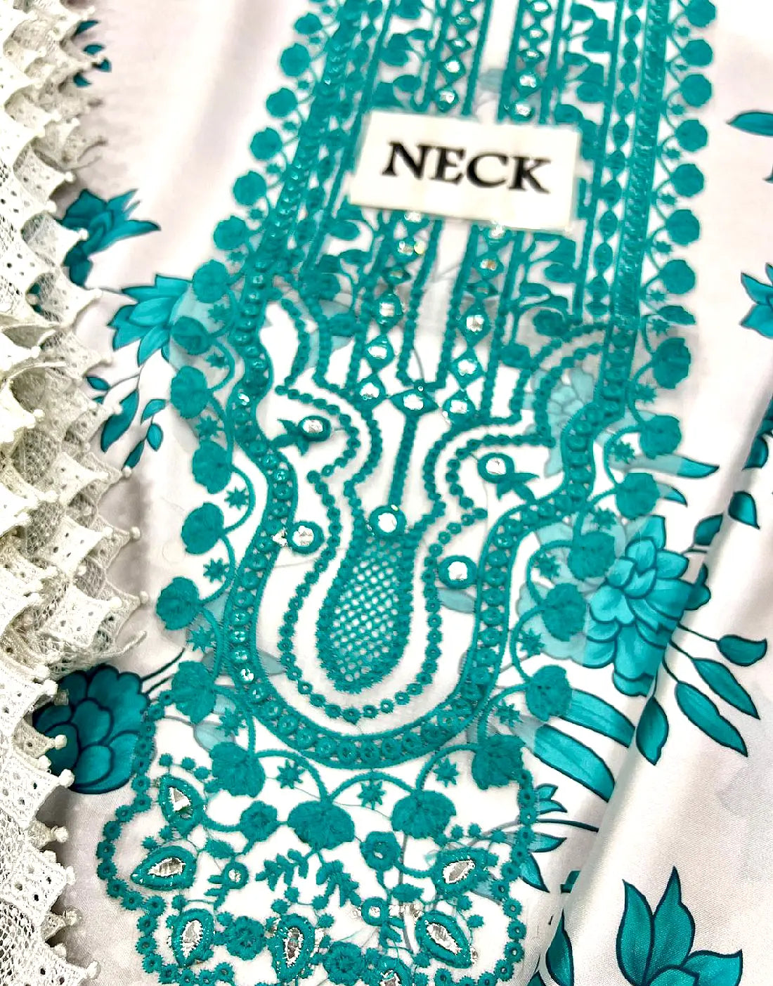 3PC EMBROIDERED SUIT - MB 176