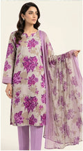 3 PC PRINTED LAWN SUIT MB 134