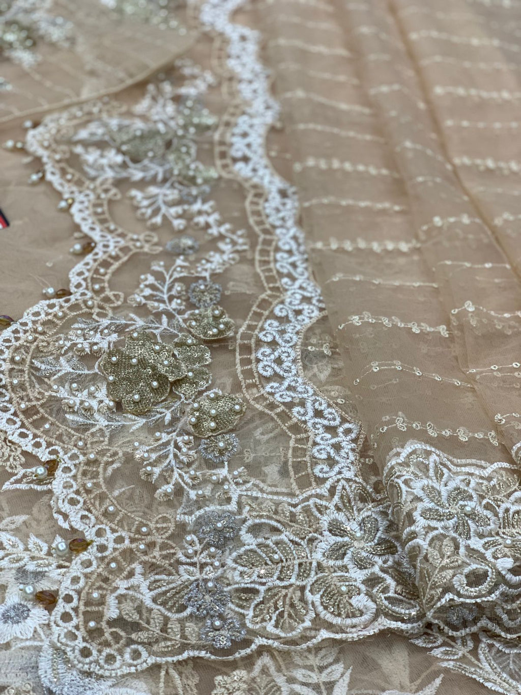 3PC EMBROIDERED SUIT - MB 165