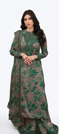 3PC EMBROIDERED SUIT - MB 175