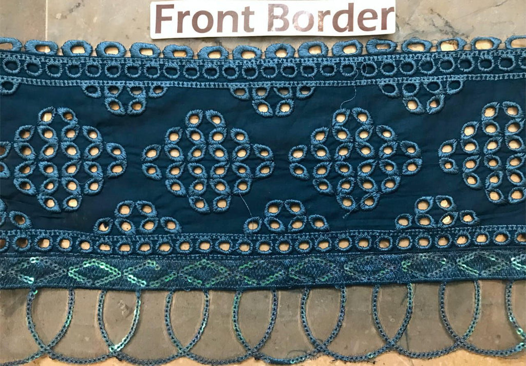 Azure Embroidered Suit Unstitched 3 Piece AZU24PC 62 Teal Treasure - Luxury Collection