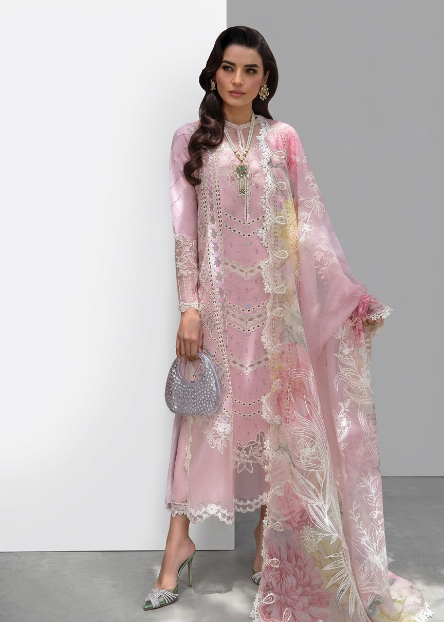 3PC EMBROIDERED SUIT - MB 185