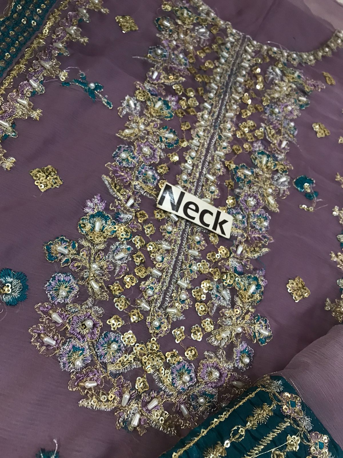 3PC EMBROIDERED SUIT MB 172