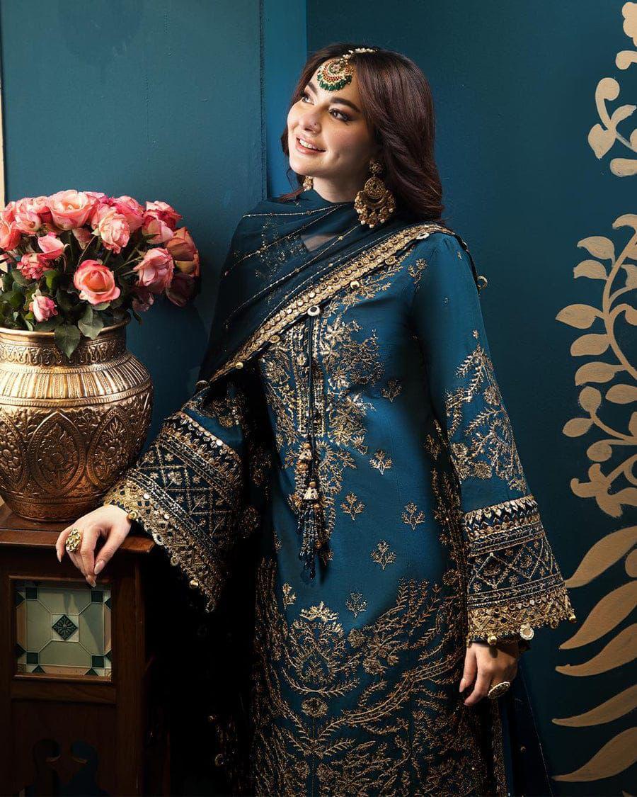 3PC EMBROIDERED SUIT - MB 197