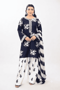 3PC EMBROIDERED SUIT - MB 153