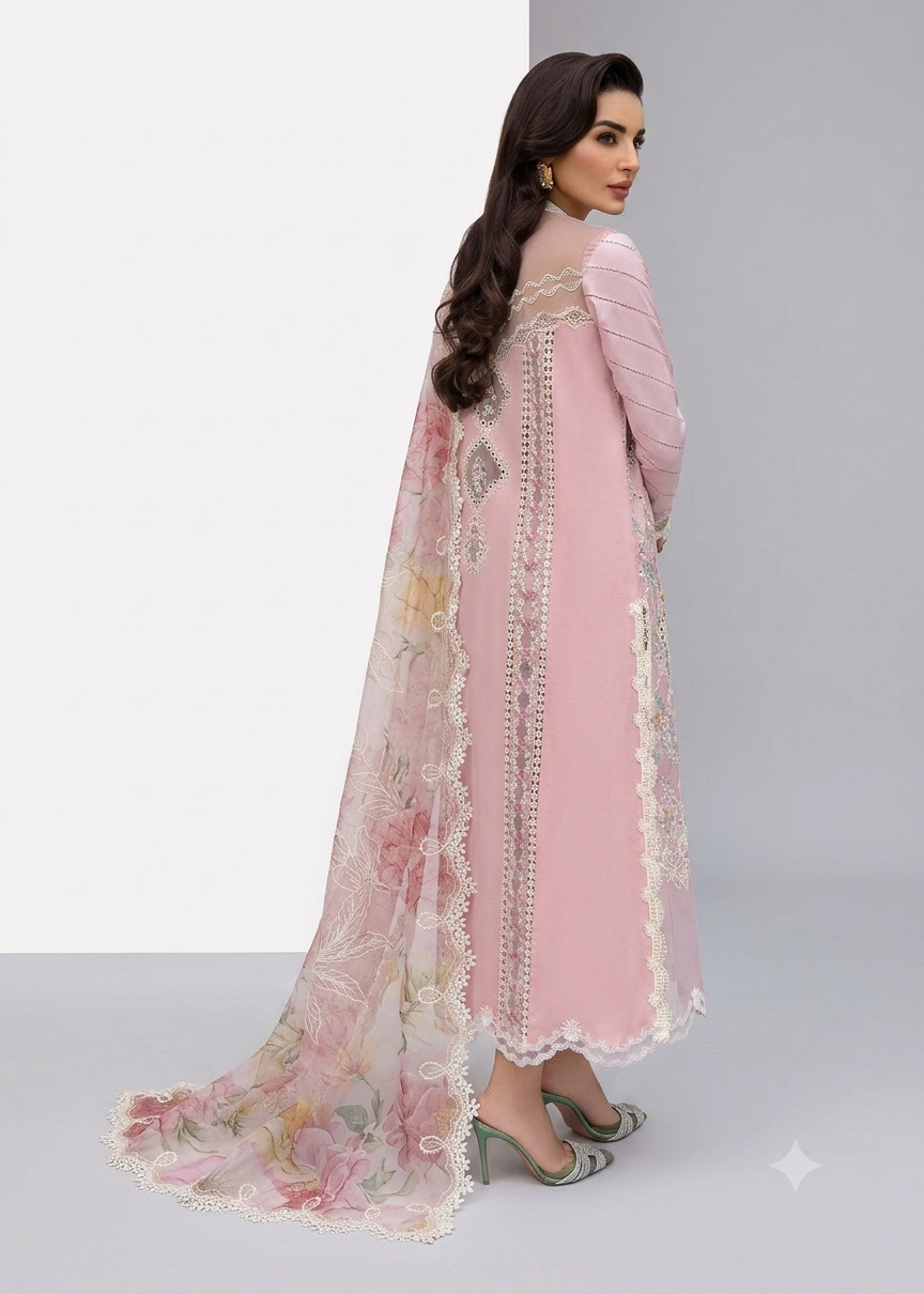 3PC EMBROIDERED SUIT - MB 185